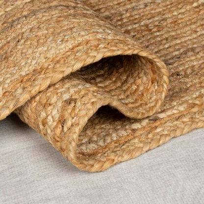 Jute Straight Woven Runner Rug – Handwoven Natural Fiber Hallway Carpet