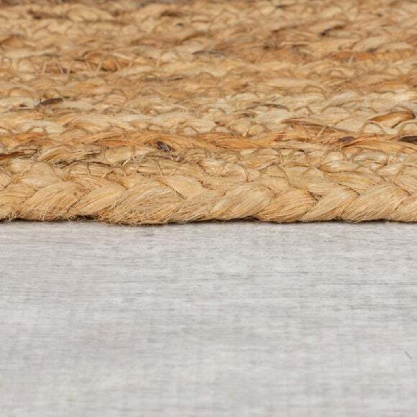 Jute Straight Woven Runner Rug – Handwoven Natural Fiber Hallway Carpet