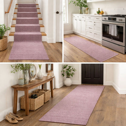 Decorative Multicolour Jute Runner Rug – Handwoven Boho Kitchen, Hallway & Stairs Carpet