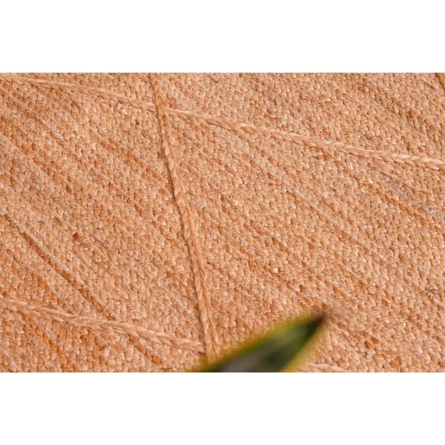 Handwoven Natural Jute Braided Runner Rug – Boho Rustic Area Carpet